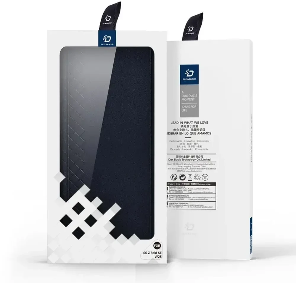 Dux Ducis dėklas BRIL with pen holder skirtas Samsung Galaxy Z Fold SE/W25 mėlynos spalvos