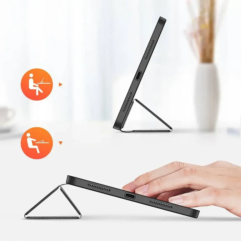 DUX DUCIS case DOMO foldable with pencil storage for iPad 10 (2022) juodas