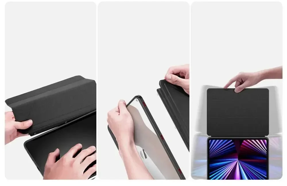 DUX DUCIS case MAGI with pencil storage for iPad Pro 11 (2018/2020/2021/2022) juodas