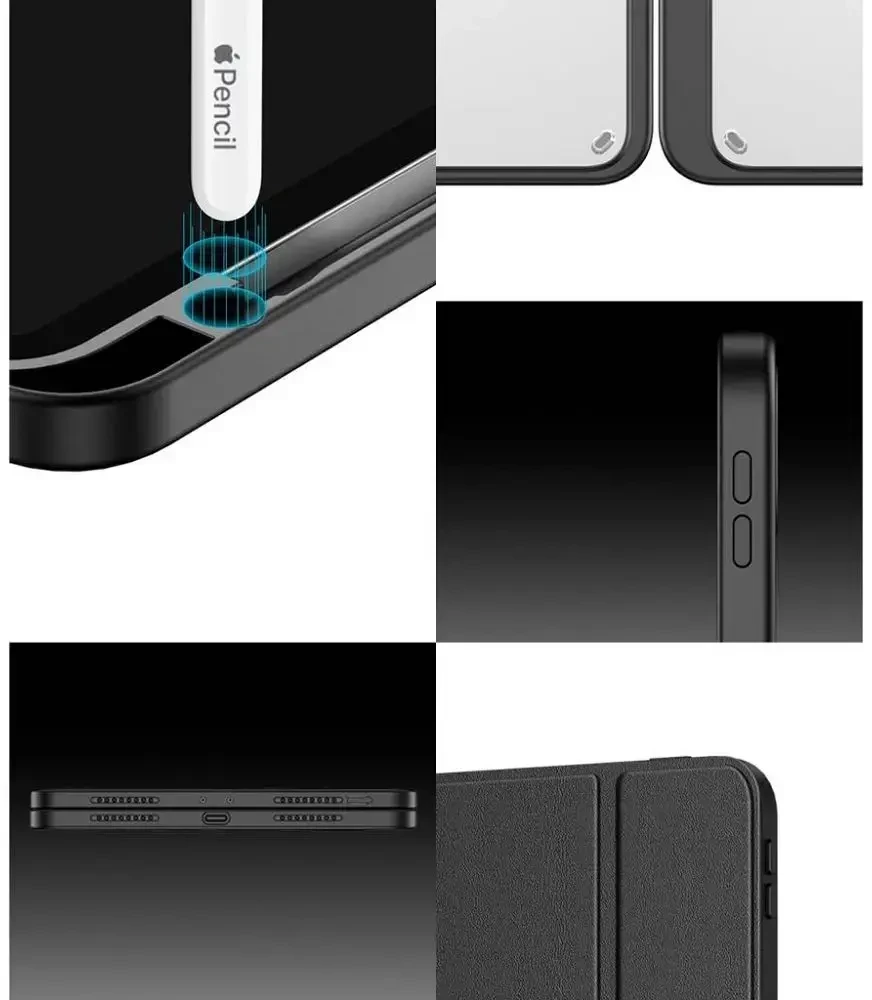 DUX DUCIS case MAGI with pencil storage for iPad Pro 11 (2018/2020/2021/2022) juodas