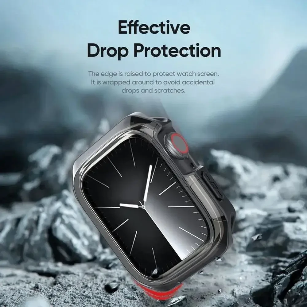DUX DUCIS dėklas TAMO for Apple Watch series 10 46 mm skaidrus with juodos spalvos