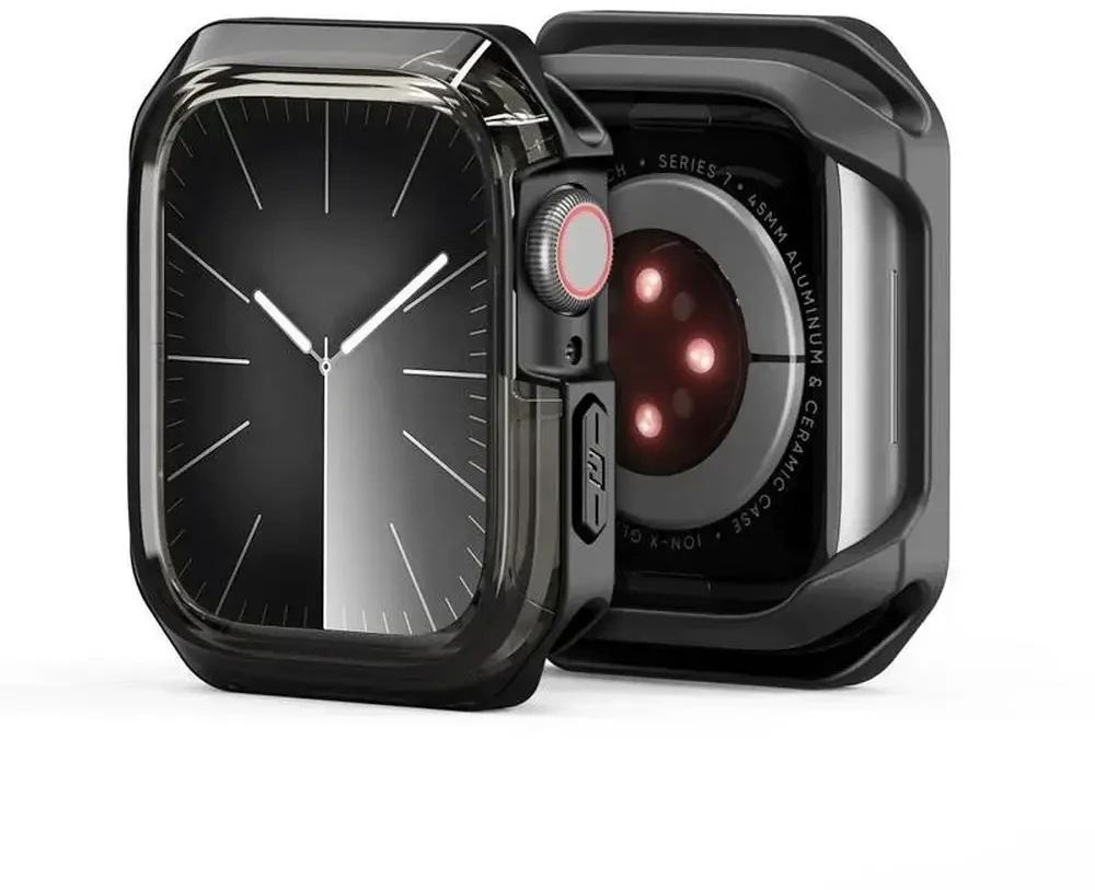DUX DUCIS dėklas TAMO for Apple Watch series 10 46 mm skaidrus with juodos spalvos