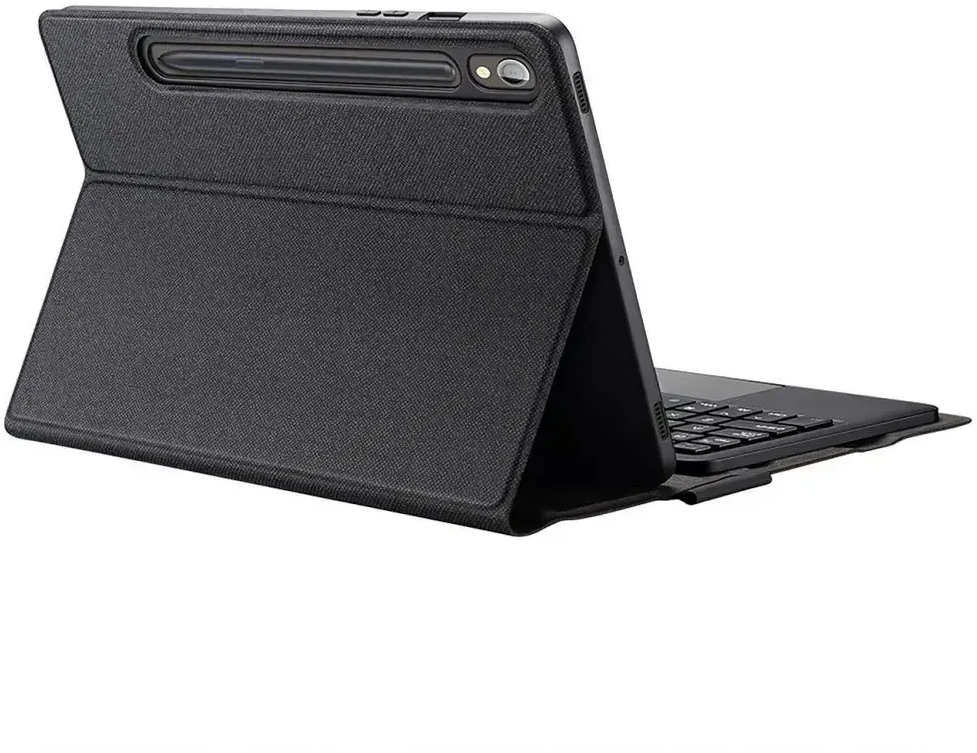 Dux Ducis dėklas su Bluetooth klaviatūra (TK Series) for Samsung Tab S9 - juodos spalvos