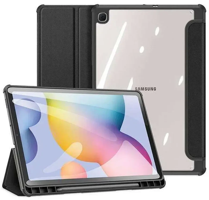 Dėklas Dux Ducis Toby Samsung P610/P615/P613/P619/P620/P625 Tab S6 Lite 10.4 juodas