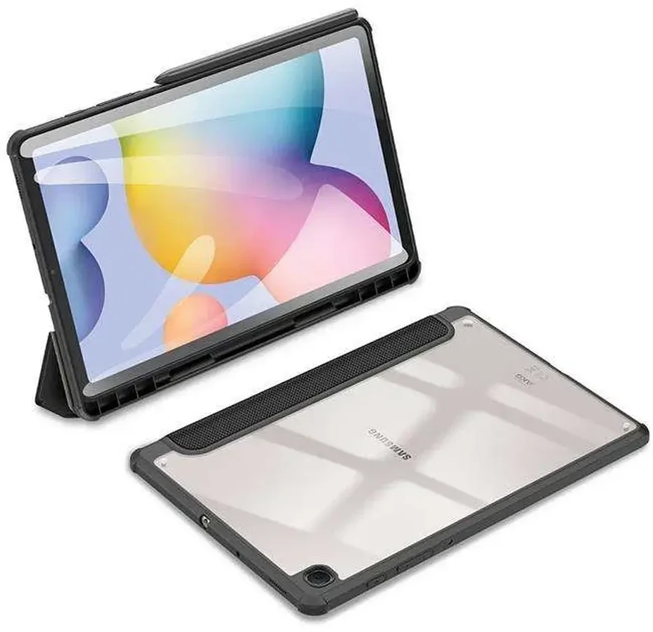 Dėklas Dux Ducis Toby Samsung P610/P615/P613/P619/P620/P625 Tab S6 Lite 10.4 juodas