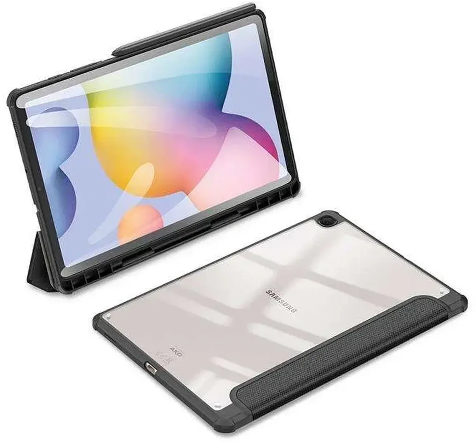 Dėklas Dux Ducis Toby Samsung P610/P615/P613/P619/P620/P625 Tab S6 Lite 10.4 juodas