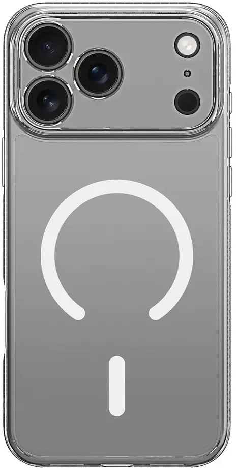 DUX DUCIS CLIN MAG dėklas, suderinamas su „MagSafe“, skirtas IPHONE 17 PRO MAX (atviro žiedo versija), skaidrus