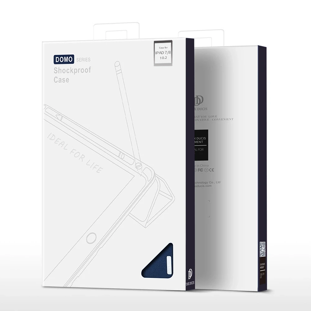 Dėklas Dux Ducis Domo Apple iPad 10.2 2021/iPad 10.2 2020/iPad 10.2 2019 tamsiai mėlynas