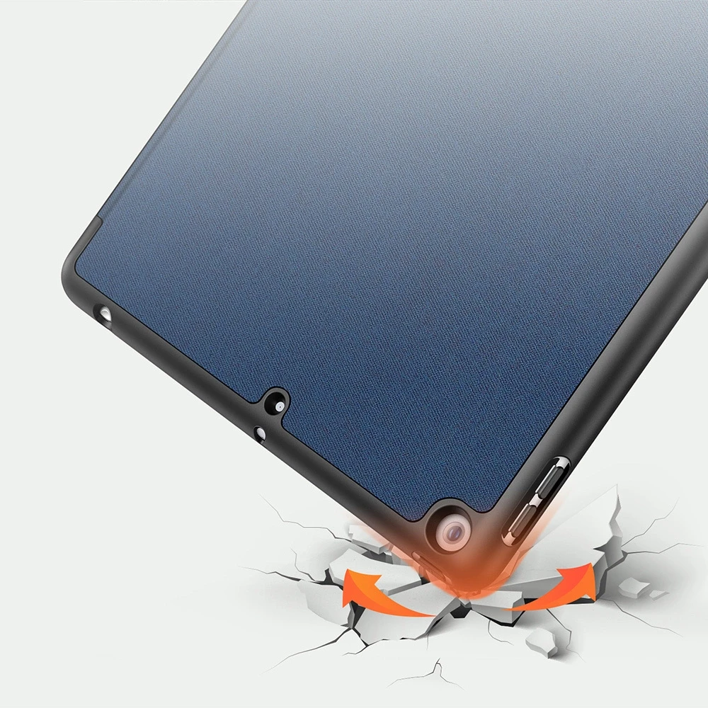 Dėklas Dux Ducis Domo Apple iPad 10.2 2021/iPad 10.2 2020/iPad 10.2 2019 tamsiai mėlynas