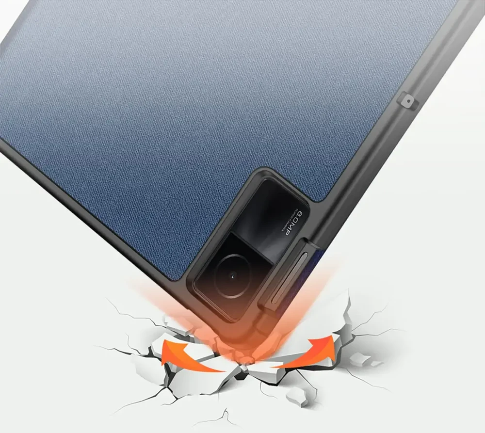 Dėklas Dux Ducis Domo Xiaomi Redmi Pad SE 11.0 tamsiai mėlynas