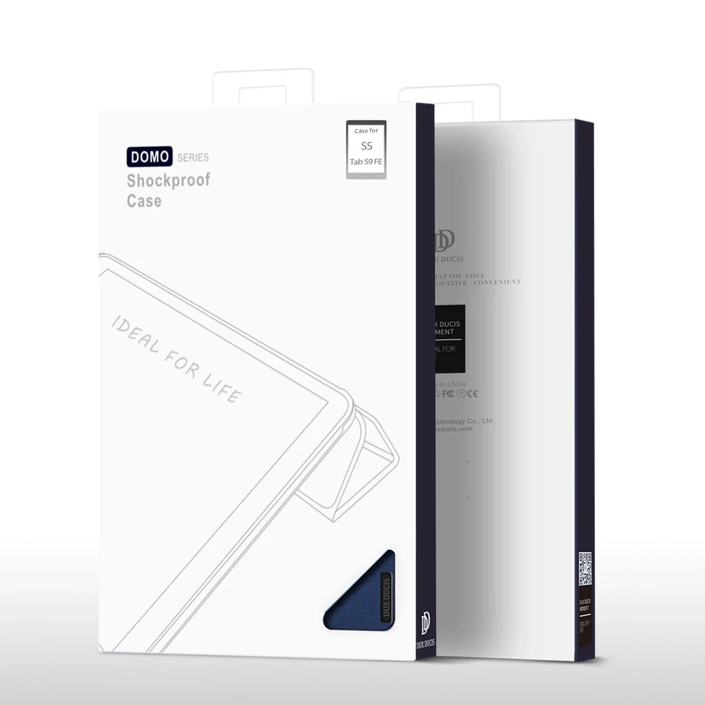 Dėklas Dux Ducis Domo Samsung X610/X616 Tab S9 FE Plus tamsiai mėlynas