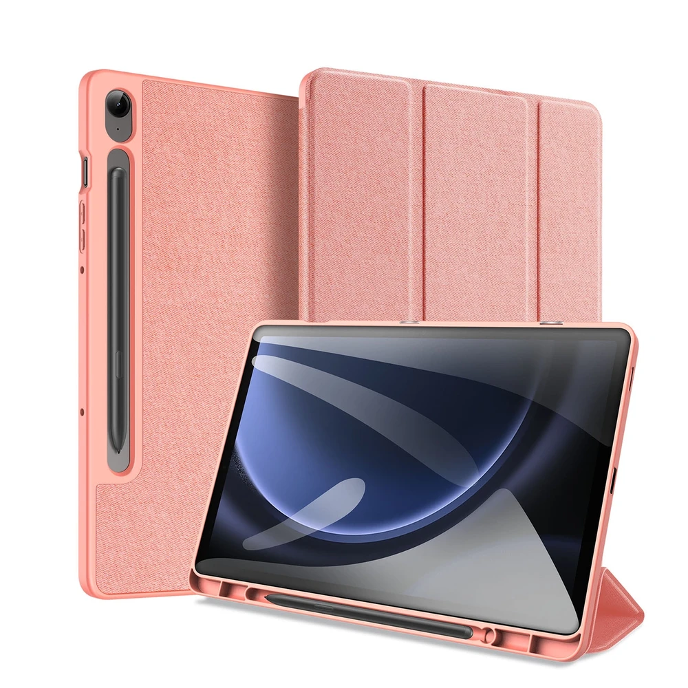 Dėklas Dux Ducis Domo Samsung X610/X616 Tab S9 FE Plus rožinis