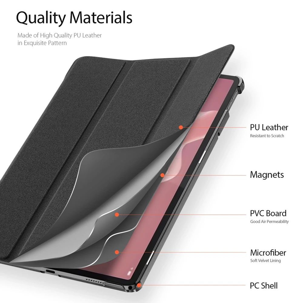 Dėklas Dux Ducis Domo Lenovo Tab M11 TB330 juodas