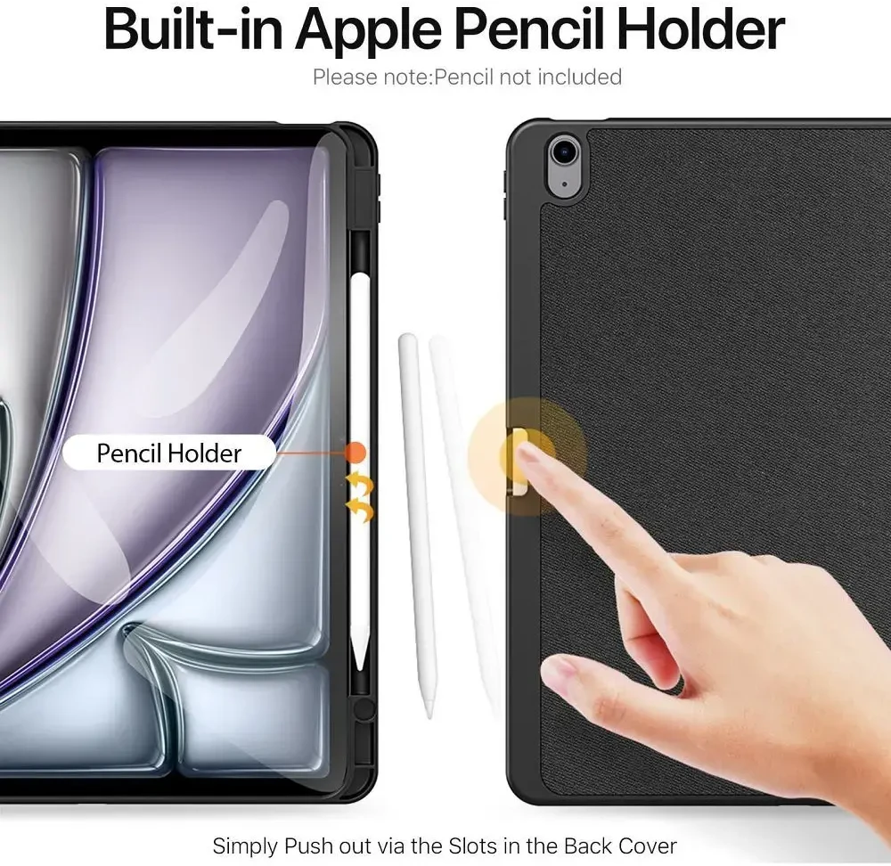 Dėklas Dux Ducis Domo Apple iPad Pro 13 2024/2025 juodas