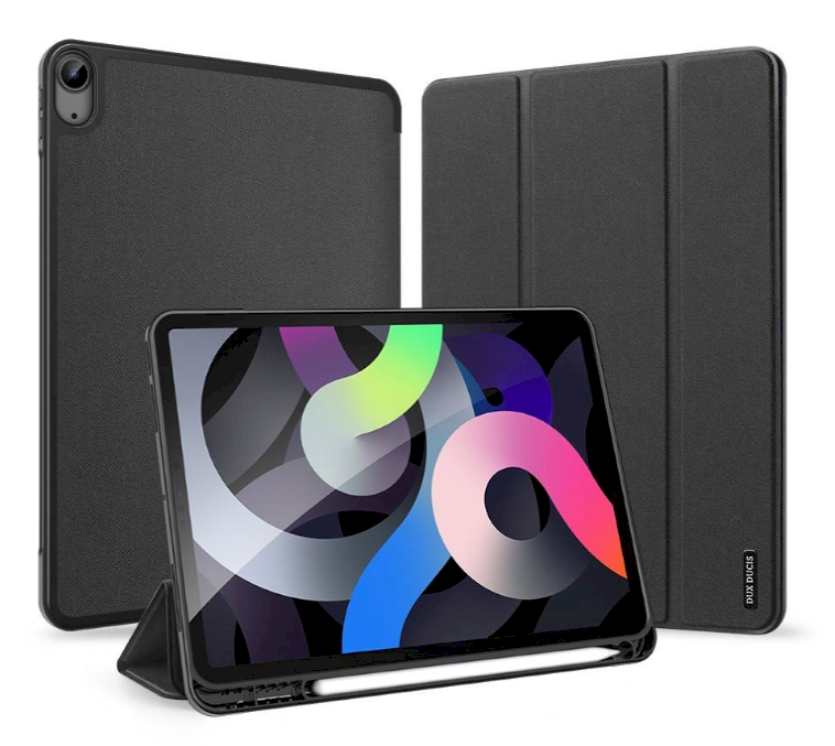 Dėklas Dux Ducis Domo Apple iPad Air 4/5/6/7/M4 2020/2022/2024/2025/2026 10.9/11 juodas