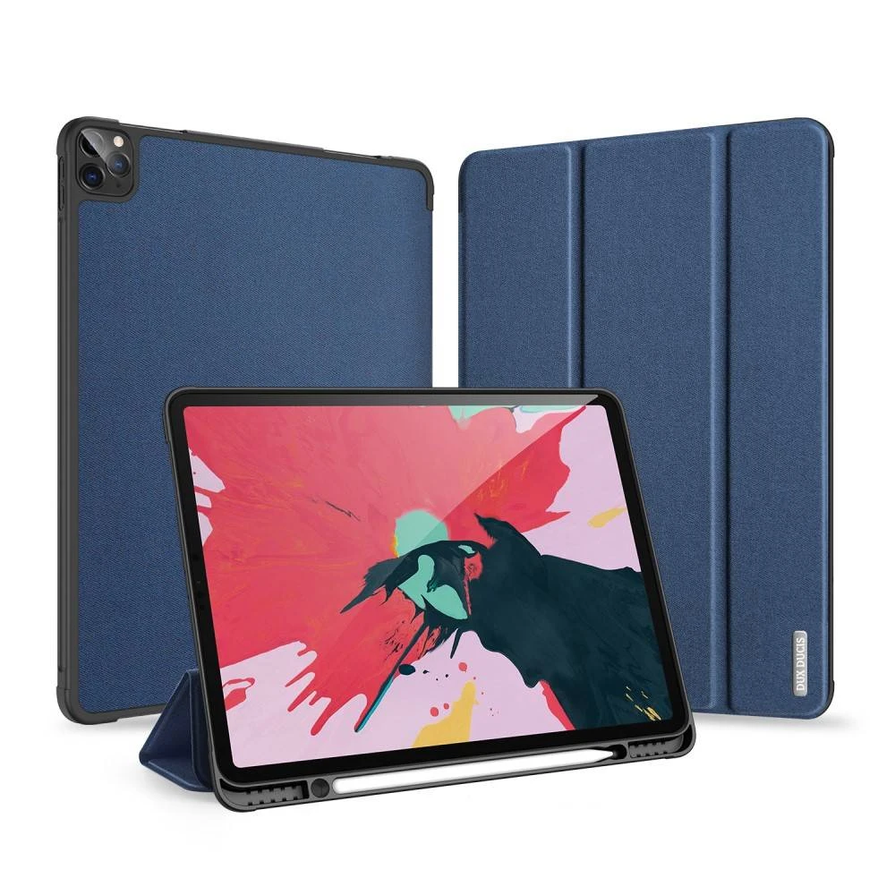 Dėklas Dux Ducis Domo Apple iPad Pro 12.9 2020/2021/2022 tamsiai mėlynas