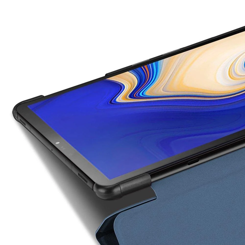 Dėklas Dux Ducis Domo Samsung P610/P615/P613/P619/P620/P625 Tab S6 Lite 10.4 tamsiai mėlynas