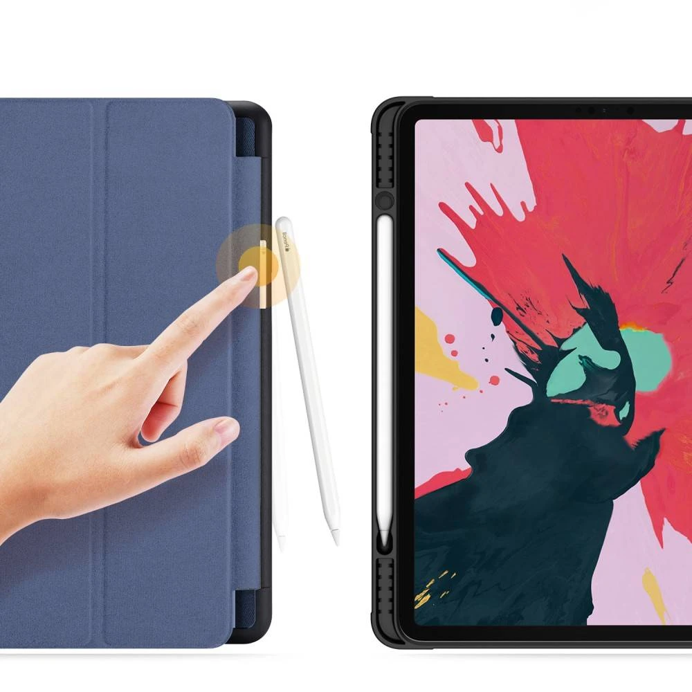 Dėklas Dux Ducis Domo Apple iPad Pro 12.9 2020/2021/2022 tamsiai mėlynas
