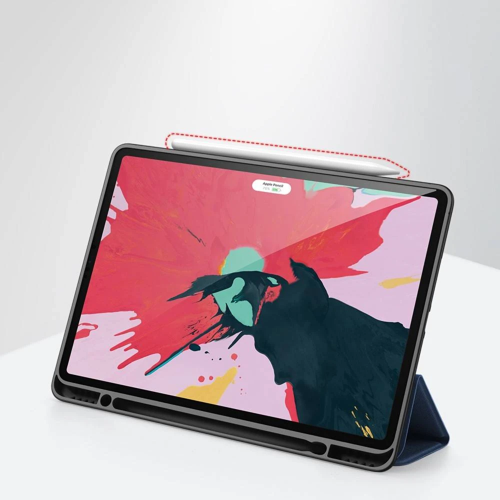 Dėklas Dux Ducis Domo Apple iPad Pro 12.9 2020/2021/2022 tamsiai mėlynas