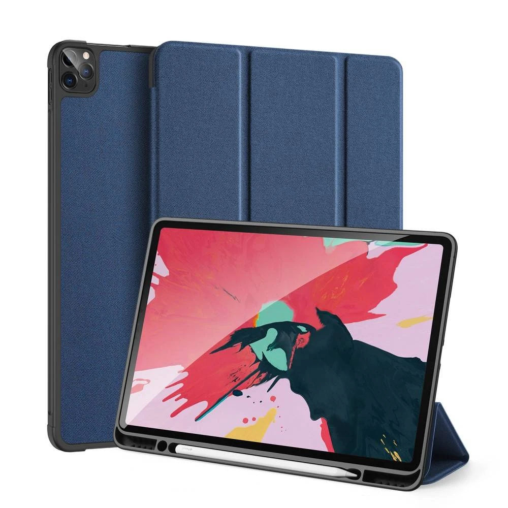 Dėklas Dux Ducis Domo Apple iPad Pro 12.9 2020/2021/2022 tamsiai mėlynas