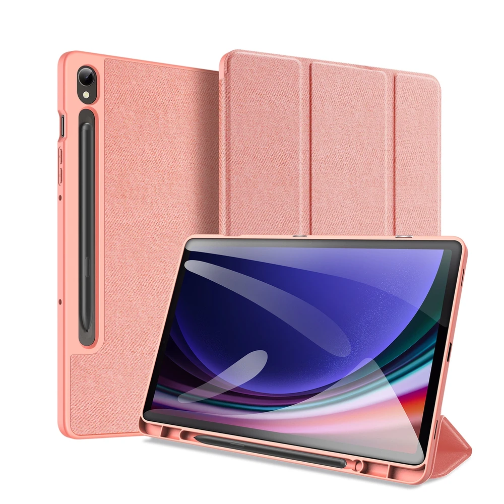 Dėklas Dux Ducis Domo Samsung X510/X516 Tab S9 FE rožinis