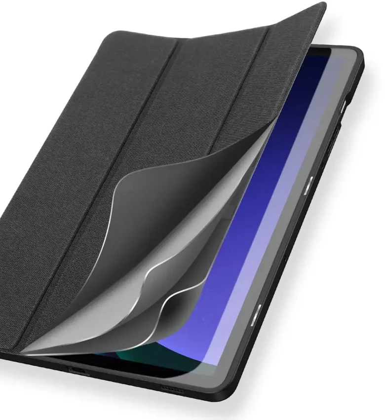 Dux Ducis Domo Samsung Galaxy Tab S9 FE dėklas su stovu - juodas