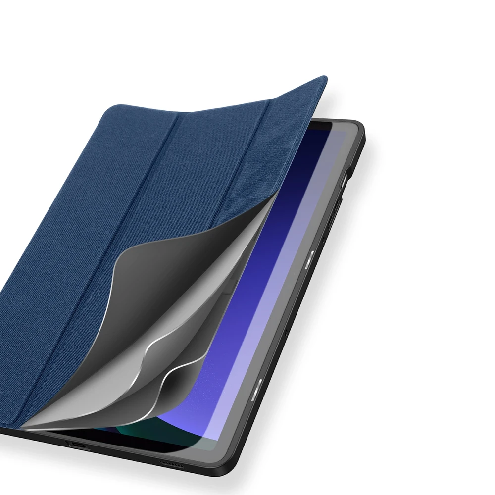 Dėklas Dux Ducis Domo Samsung X400/X406 Tab S10 Lite/X520/X526 Tab S10 FE/X510/X516 Tab S9 FEE tamsiai mėlynas