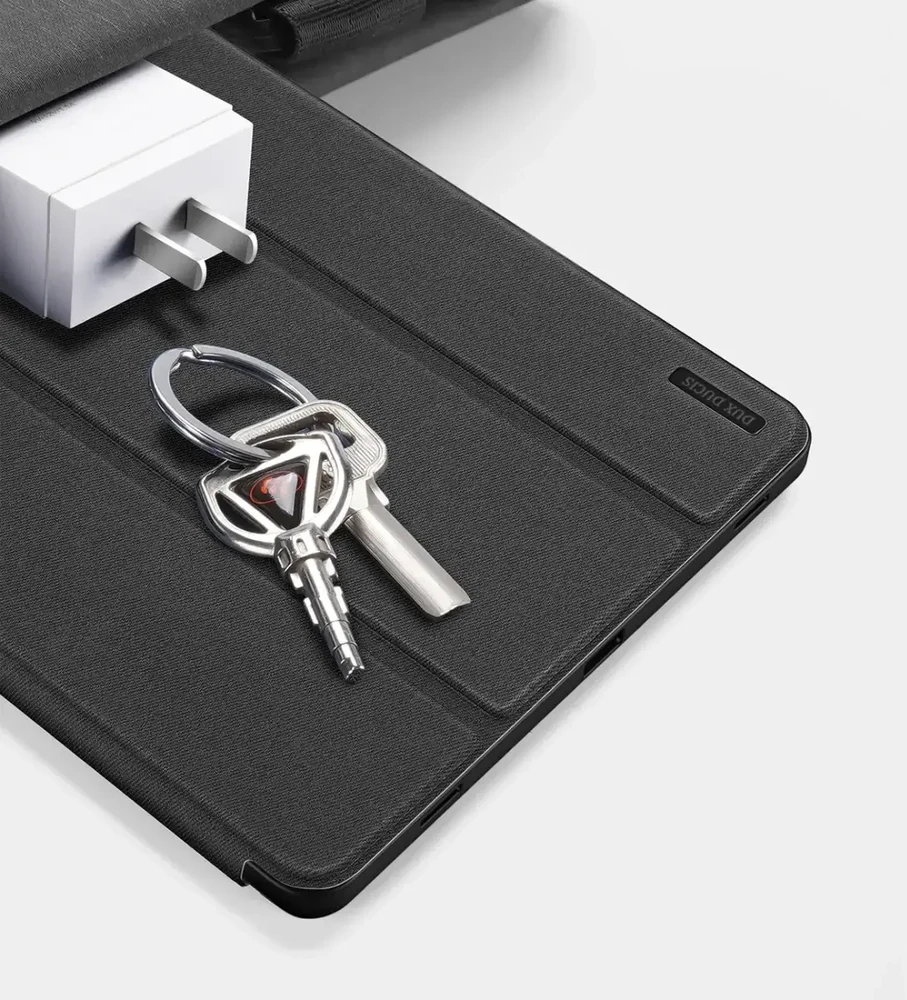 Dux Ducis Domo Samsung Galaxy Tab S9 FE dėklas su stovu - juodas