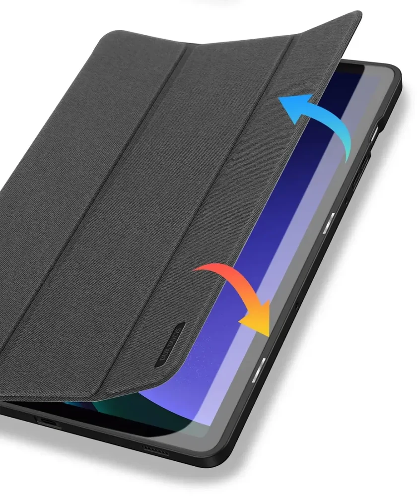 Dux Ducis Domo Samsung Galaxy Tab S9 FE dėklas su stovu - juodas