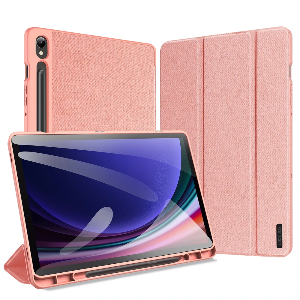 Dėklas Dux Ducis Domo Samsung X510/X516 Tab S9 FE rožinis