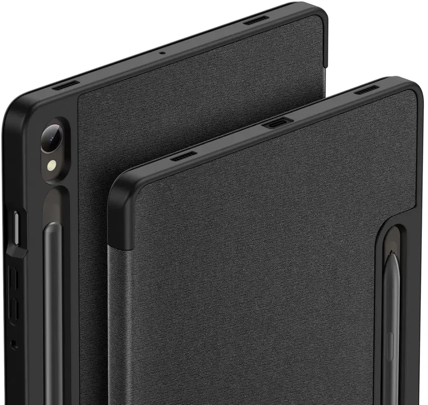 Dux Ducis Domo Samsung Galaxy Tab S9 FE dėklas su stovu - juodas