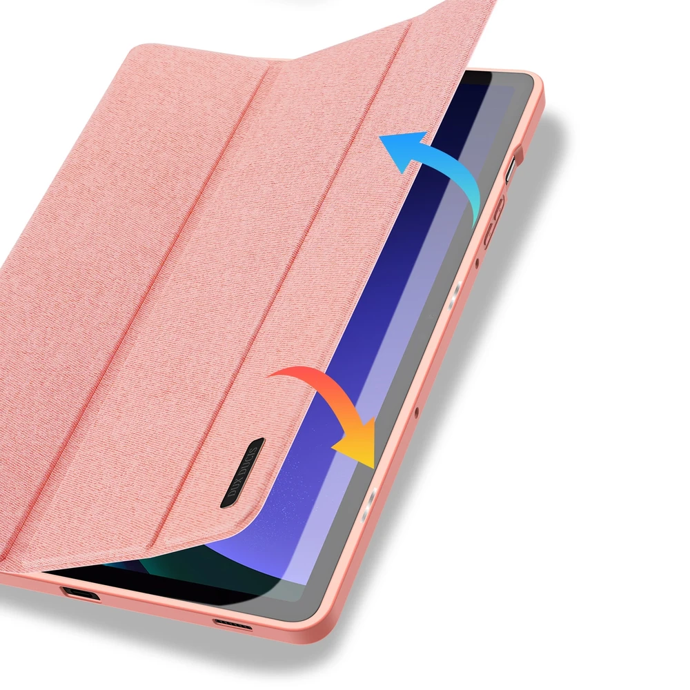 Dėklas Dux Ducis Domo Samsung X510/X516 Tab S9 FE rožinis