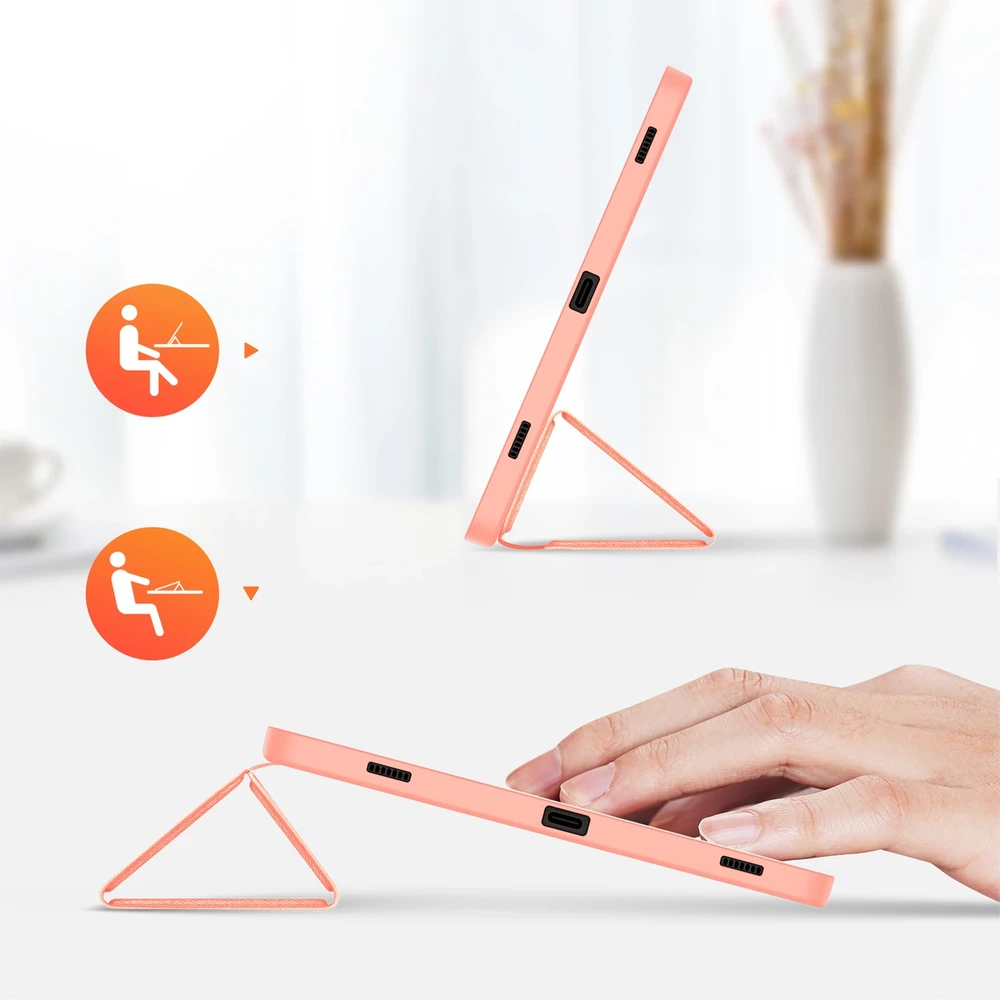 Dėklas Dux Ducis Domo Samsung X510/X516 Tab S9 FE rožinis