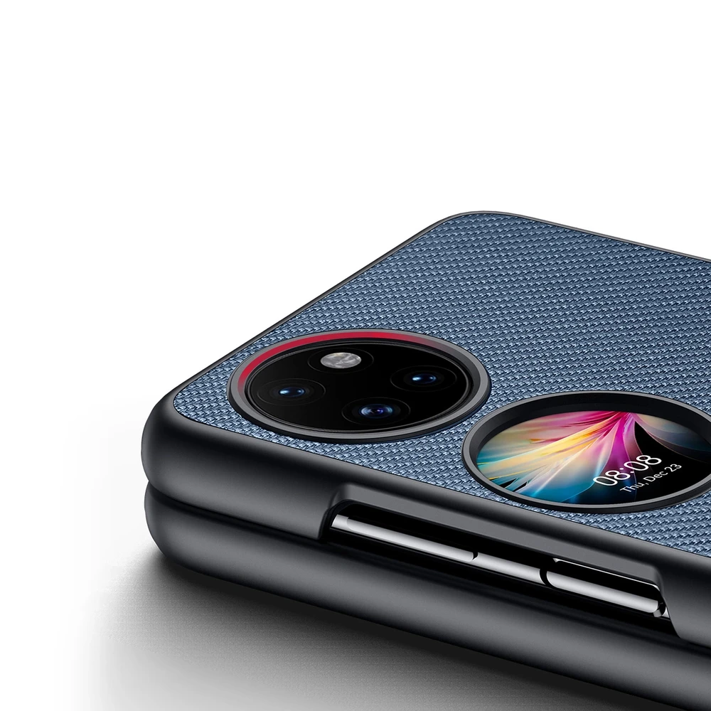 Dux Ducis Fino dėklas skirtas Huawei P50 Pocket, mėlynas