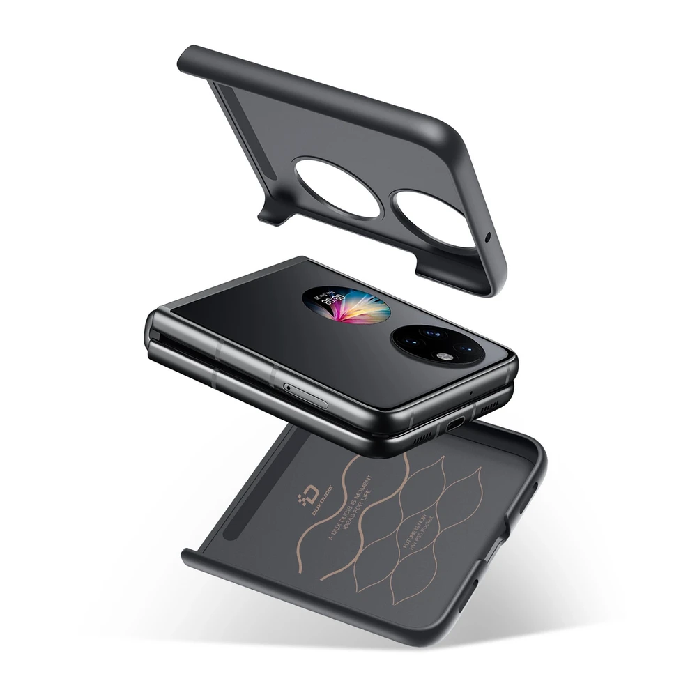 Dux Ducis Fino dėklas skirtas Huawei P50 Pocket, mėlynas