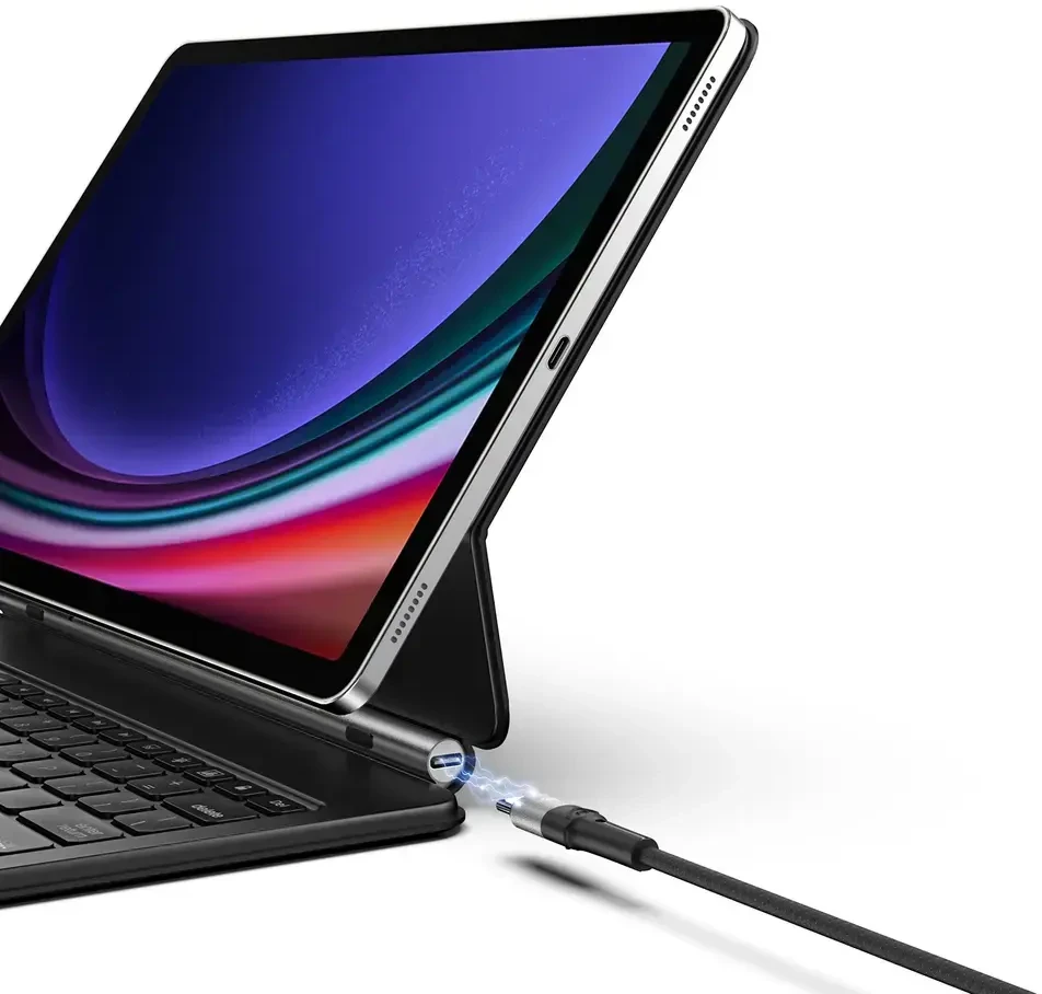 Dux Ducis klaviatūros (MK serijos) dėklas su Bluetooth klaviatūra, skirtas Samsung Galaxy Tab S9+ / S8+ / S7+ - juodas