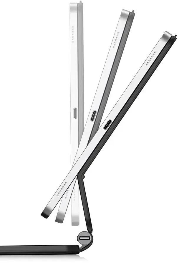 Dux Ducis klaviatūros (MK serijos) dėklas su Bluetooth klaviatūra, skirtas Samsung Galaxy Tab S9+ / S8+ / S7+ - juodas