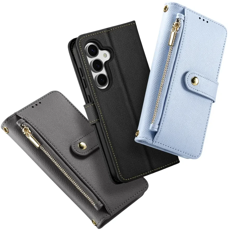 Dux Ducis Lawa Leather Samsung Galaxy S25 with Detachable Magnetic Wallet - dėklas telefonui juodos spalvos