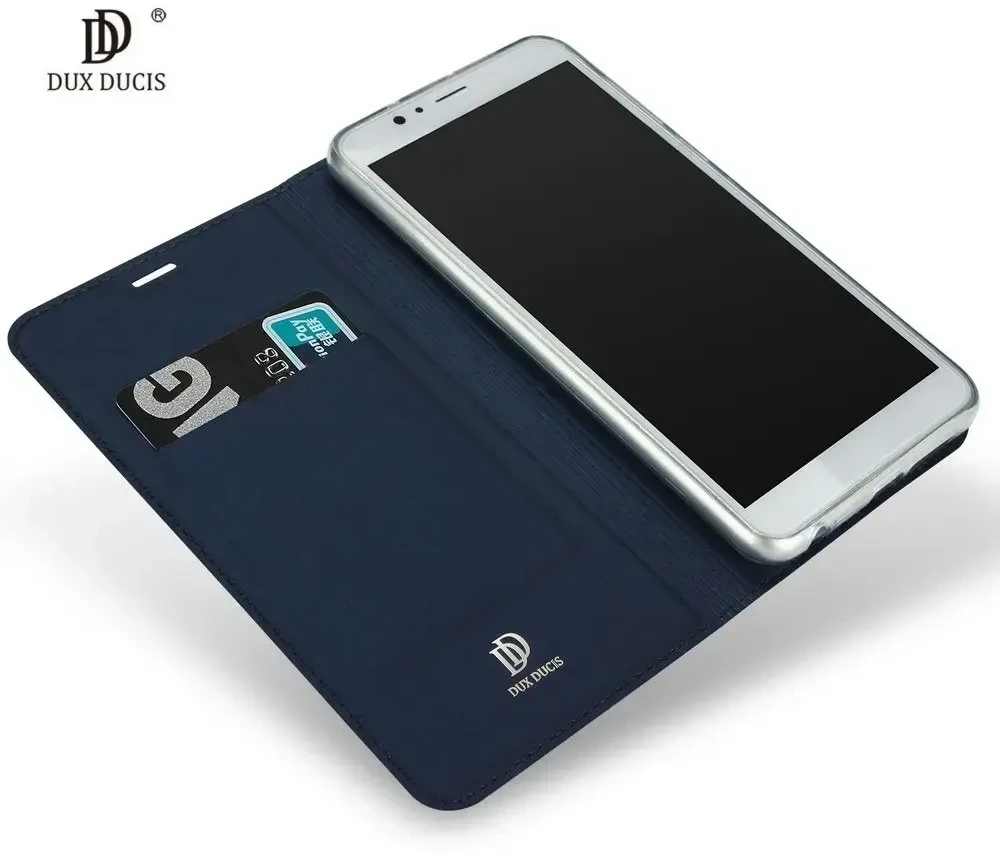 Dux Ducis Skin Pro dėklas skirtas Samsung A426 A42 5G, tamsiai mėlynas