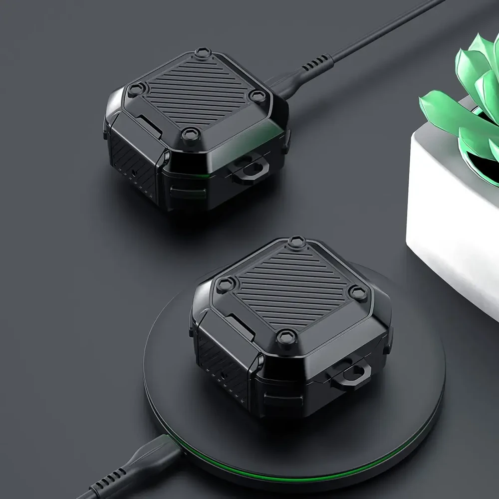 „Dux Ducis SECG dėklas, skirtas Samsung Galaxy Buds Live | Buds Pro | Buds 2 | Buds 2 Pro – juoda“