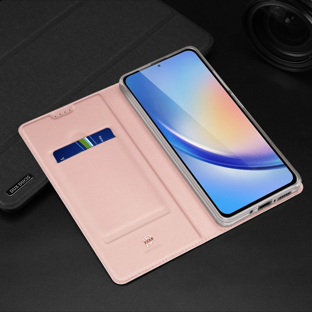 Dėklas Dux Ducis Skin Pro Samsung A356 A35 5G rožinio aukso
