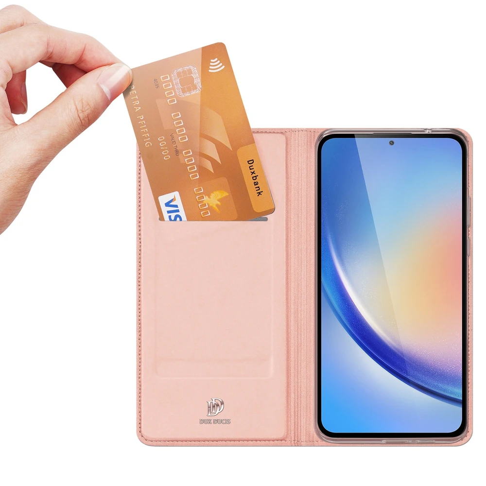 Dėklas Dux Ducis Skin Pro Samsung A356 A35 5G rožinio aukso