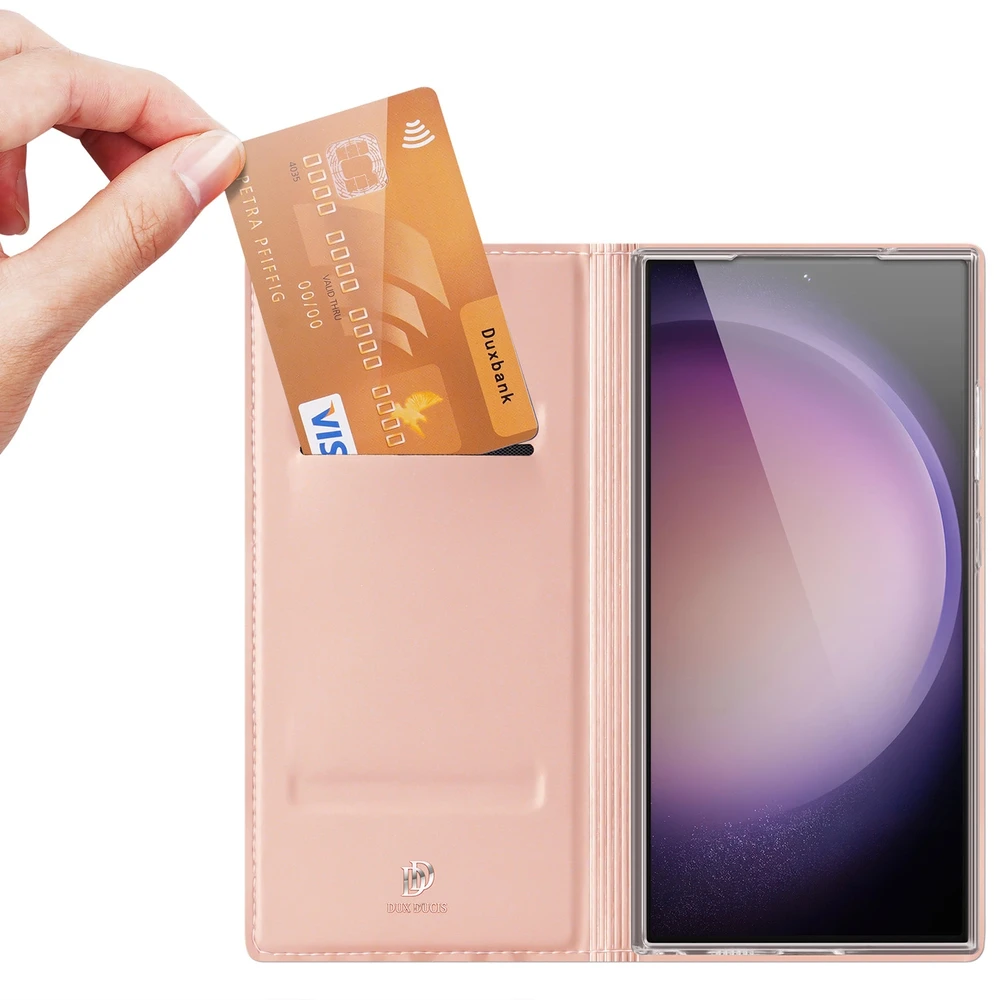 Dėklas Dux Ducis Skin Pro Samsung S928 S24 Ultra rožinio aukso