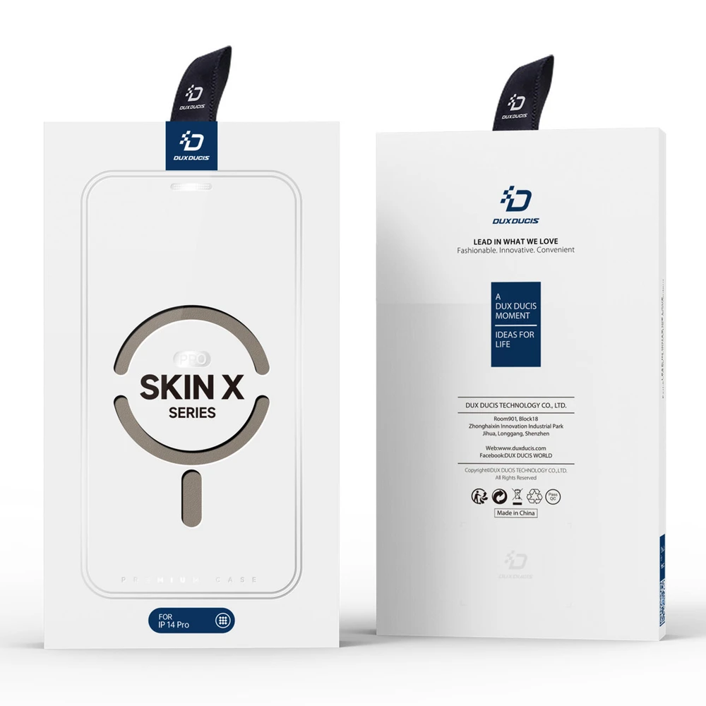 Dux Ducis Skin X Pro dėklas skirtas Apple iPhone 14, smėlio spalvos