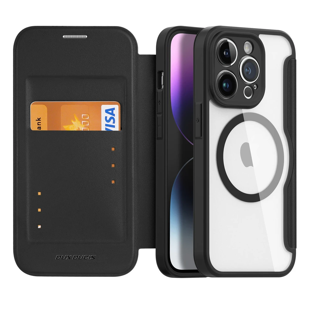Dux Ducis Skin X Pro dėklas skirtas Apple iPhone 14 Pro, juodas