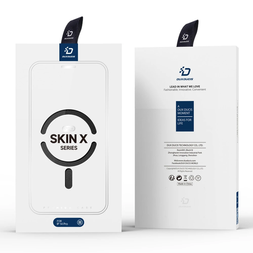 Dux Ducis Skin X Pro dėklas skirtas Apple iPhone 14 Pro, juodas