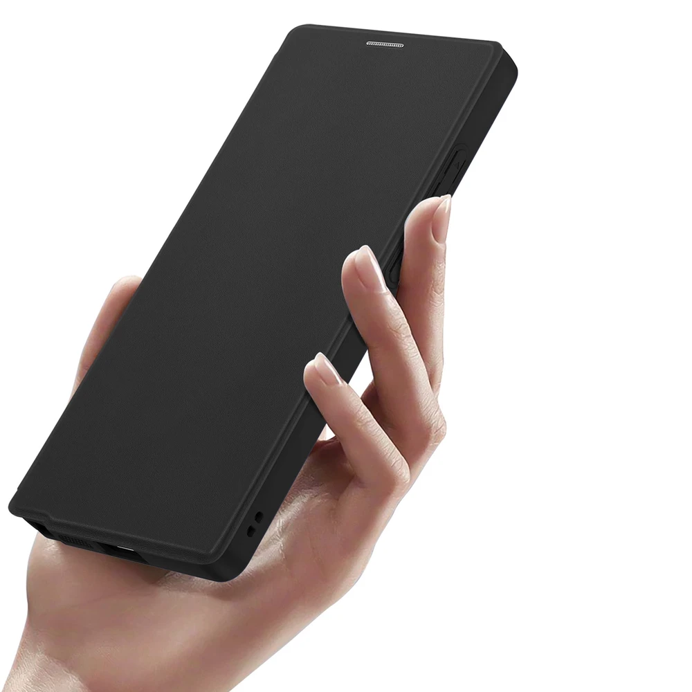 Dux Ducis Skin X Pro Samsung Galaxy S25 Ultra with MagSafe and Wallet – dėklas telefonui juodos spalvos