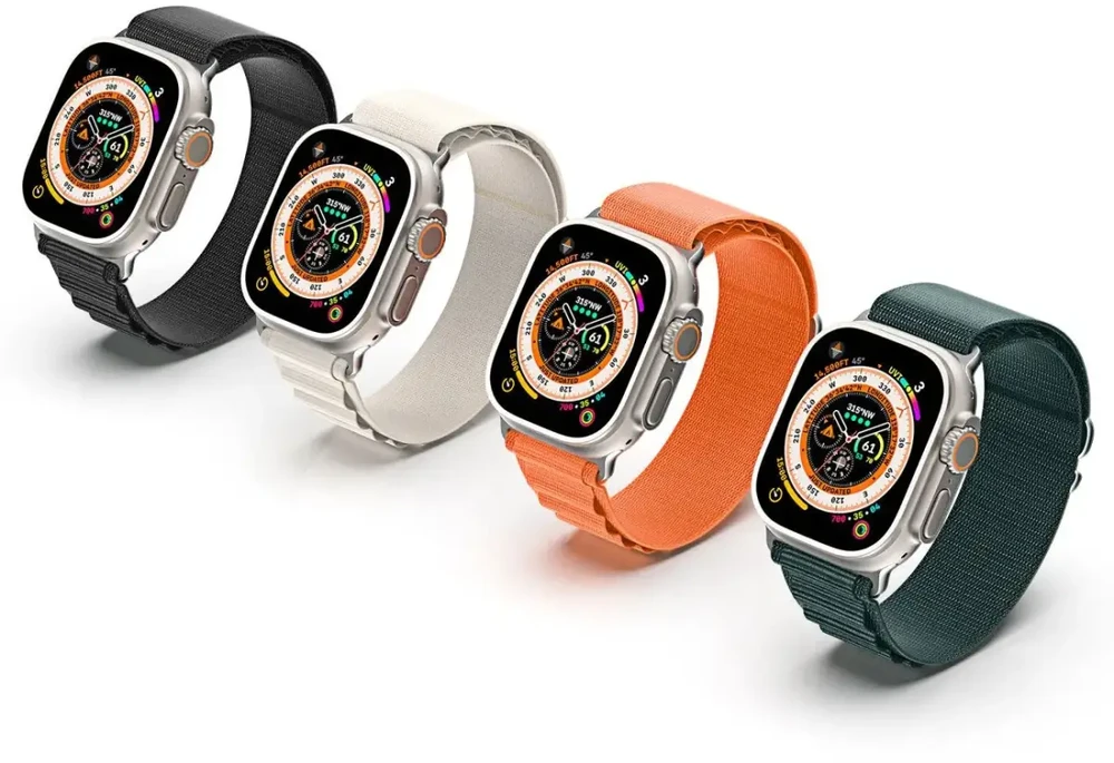 Sport apyrankė buckle for Apple Watch Ultra / 9 / 8 / 7 / 6 / SE / 5 / 4 / 3 / 2 / 1 (42, 44, 45, 49 mm) Dux Ducis Apyrankė GS Version - oranžinės spalvos