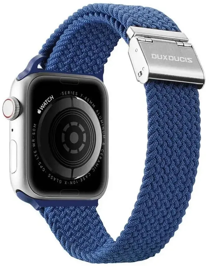 Dux Ducis apyrankė MIXTURE PRO stretchable braided skirta Apple Watch 42 / 44 / 45 / 49 mm mėlynas