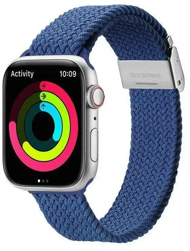 Dux Ducis apyrankė MIXTURE PRO stretchable braided skirta Apple Watch 38 / 40 / 41 mm mėlynas